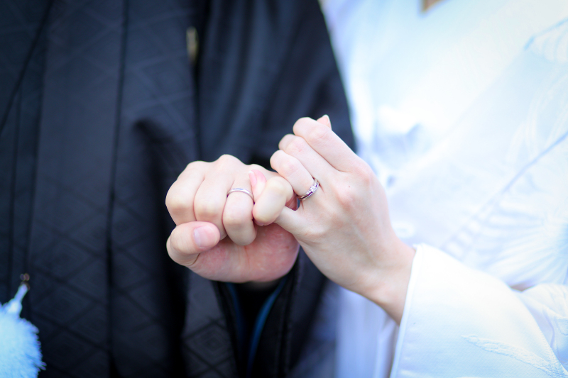 指輪ショット♡