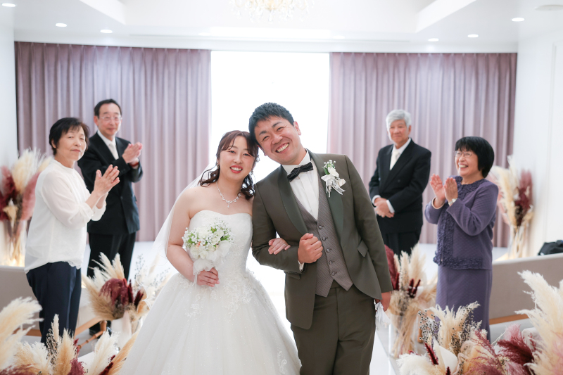 ご家族様に見送られて♡