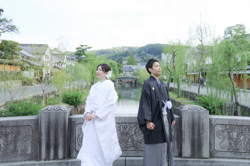 倉敷川と柳並木