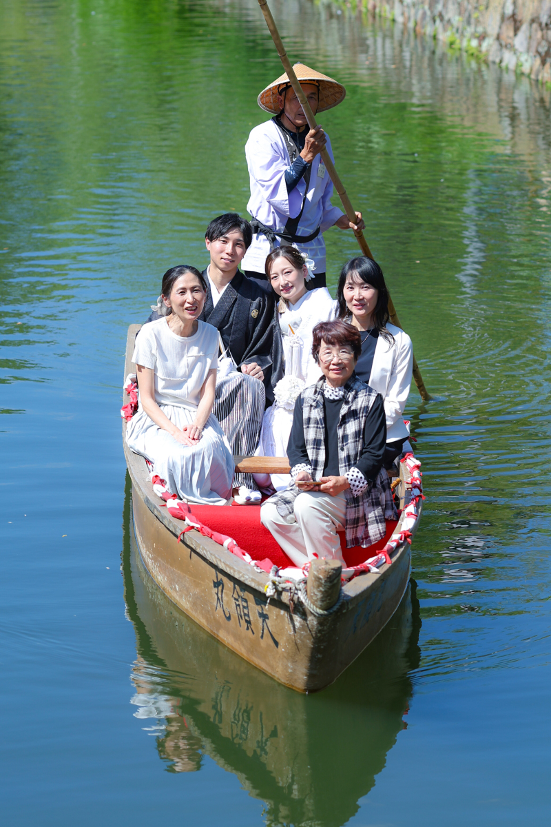 ご家族様と一緒に川舟に☆彡