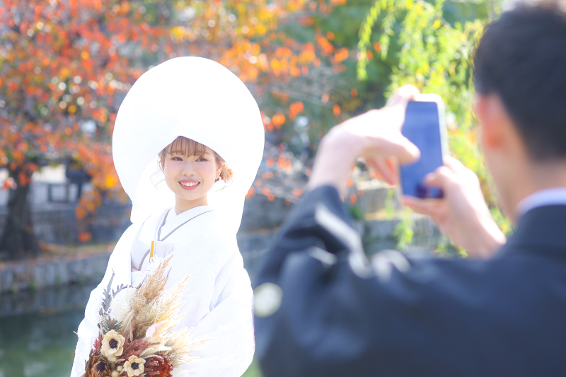 綿帽子姿のお嫁様♡