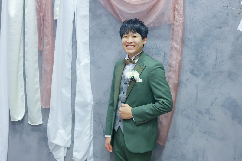 ご新郎様ソロショット☆彡