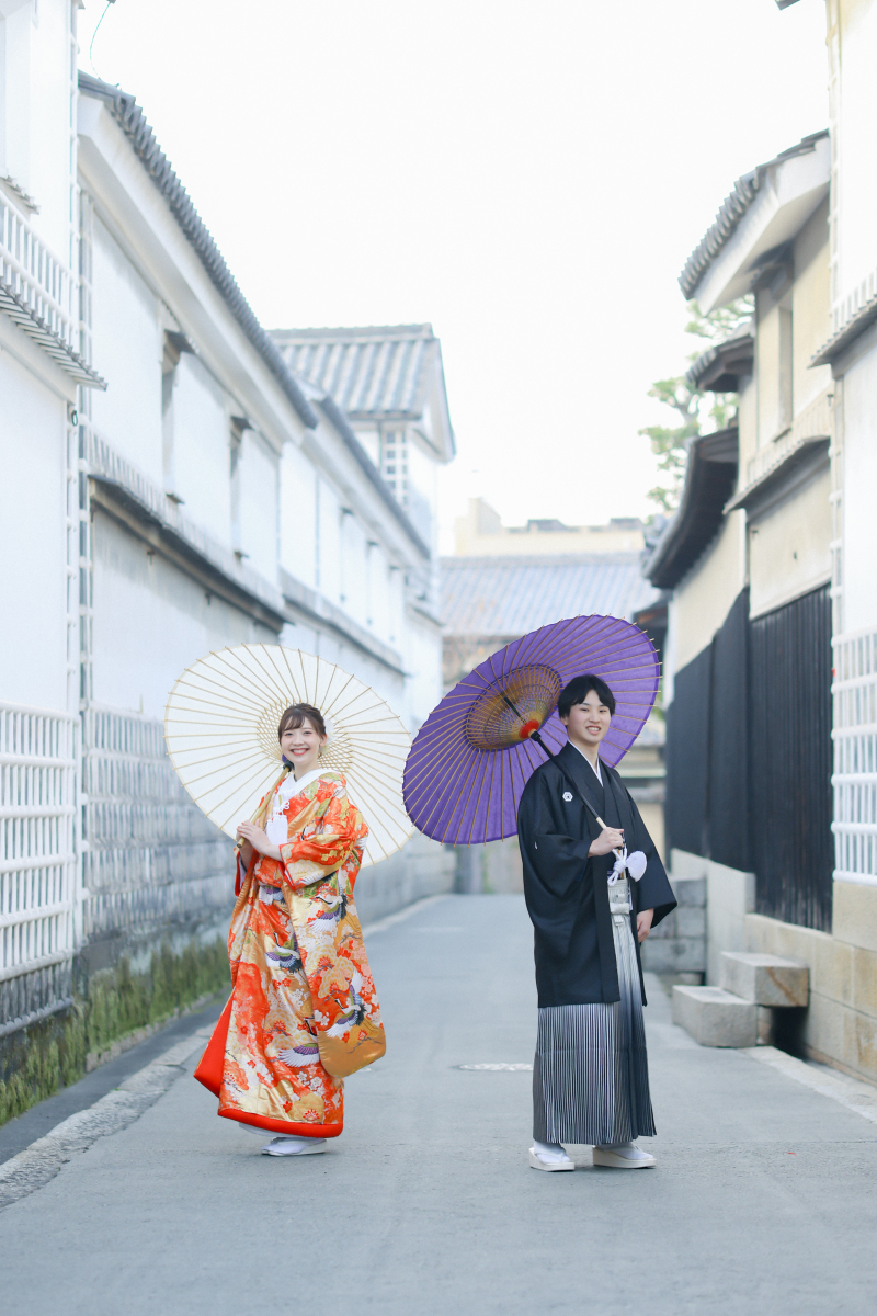 なまこ壁に囲まれて♪