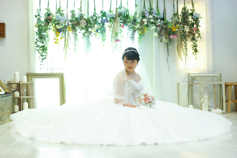 お嫁様お一人ショット