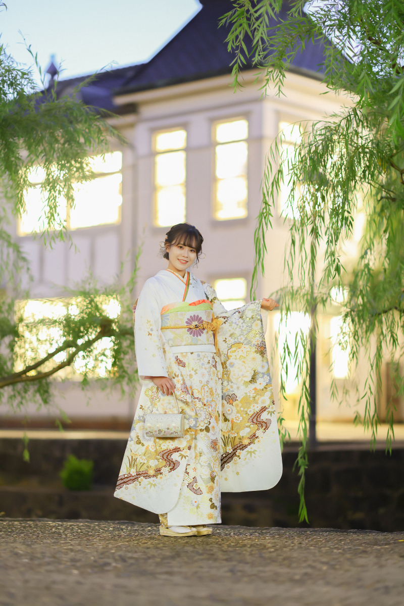 夕暮れ時の美観地区も素敵です♥