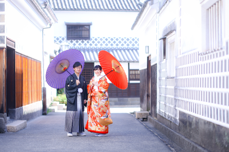 美観地区の象徴でもある、なまこ壁