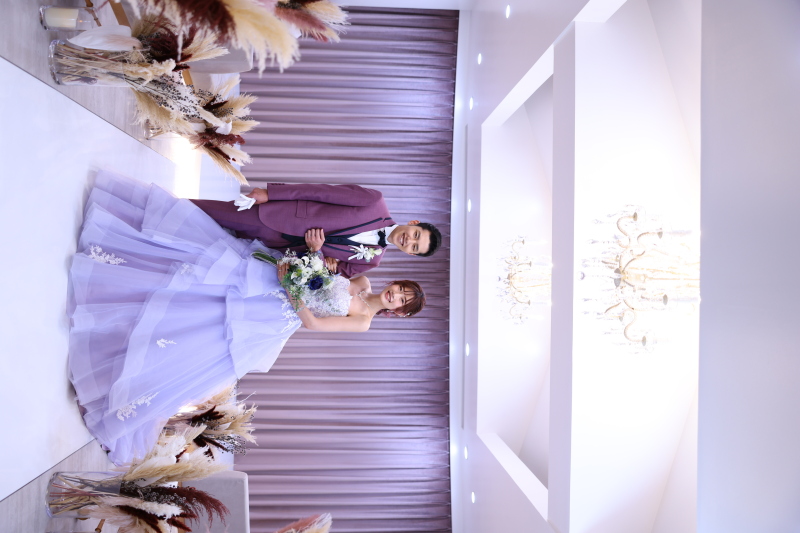 カラードレスにお着替え♡