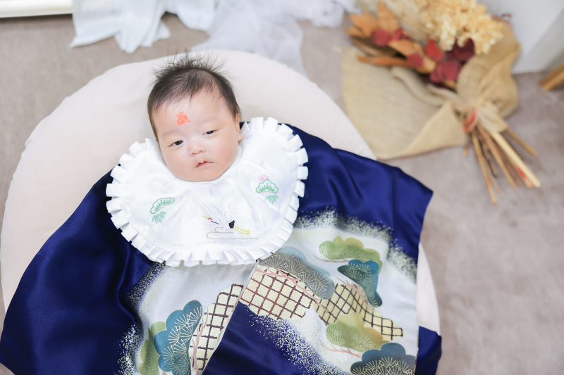 お宮参りもいってきたよ