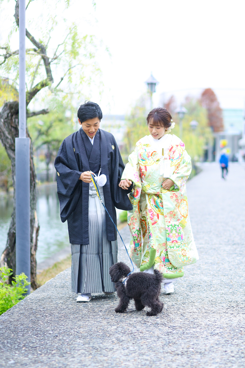 愛犬と一緒に♩