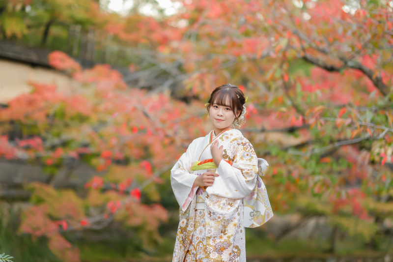 真っ赤な紅葉に包まれて☆彡