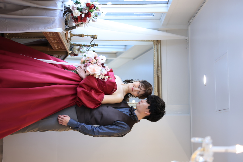 カラードレスに合わせて