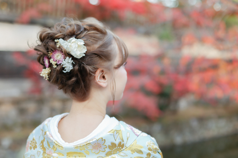 和装ヘアスタイル♡