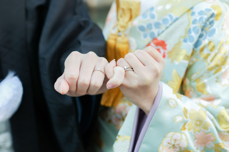 指輪ショット♥