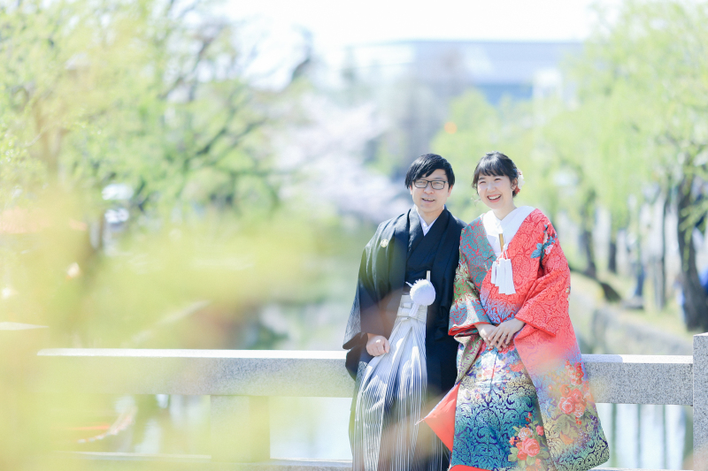 緑をバックに☆彡