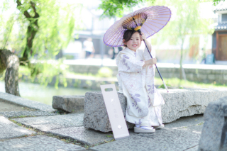 倉敷美観地区で753撮影♩