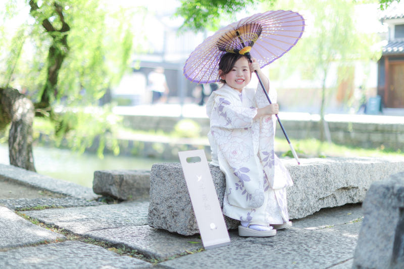 倉敷美観地区で753撮影♩