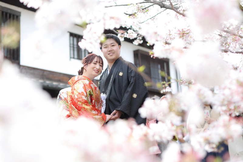 桜にかこまれて♡