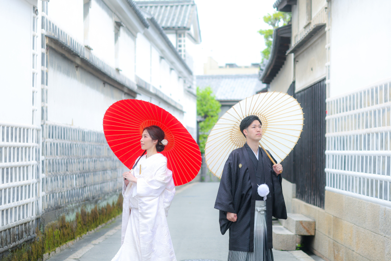 和傘を使って♩♩