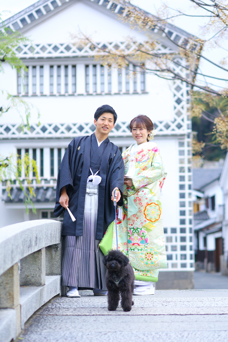 中橋でスリーショット☆