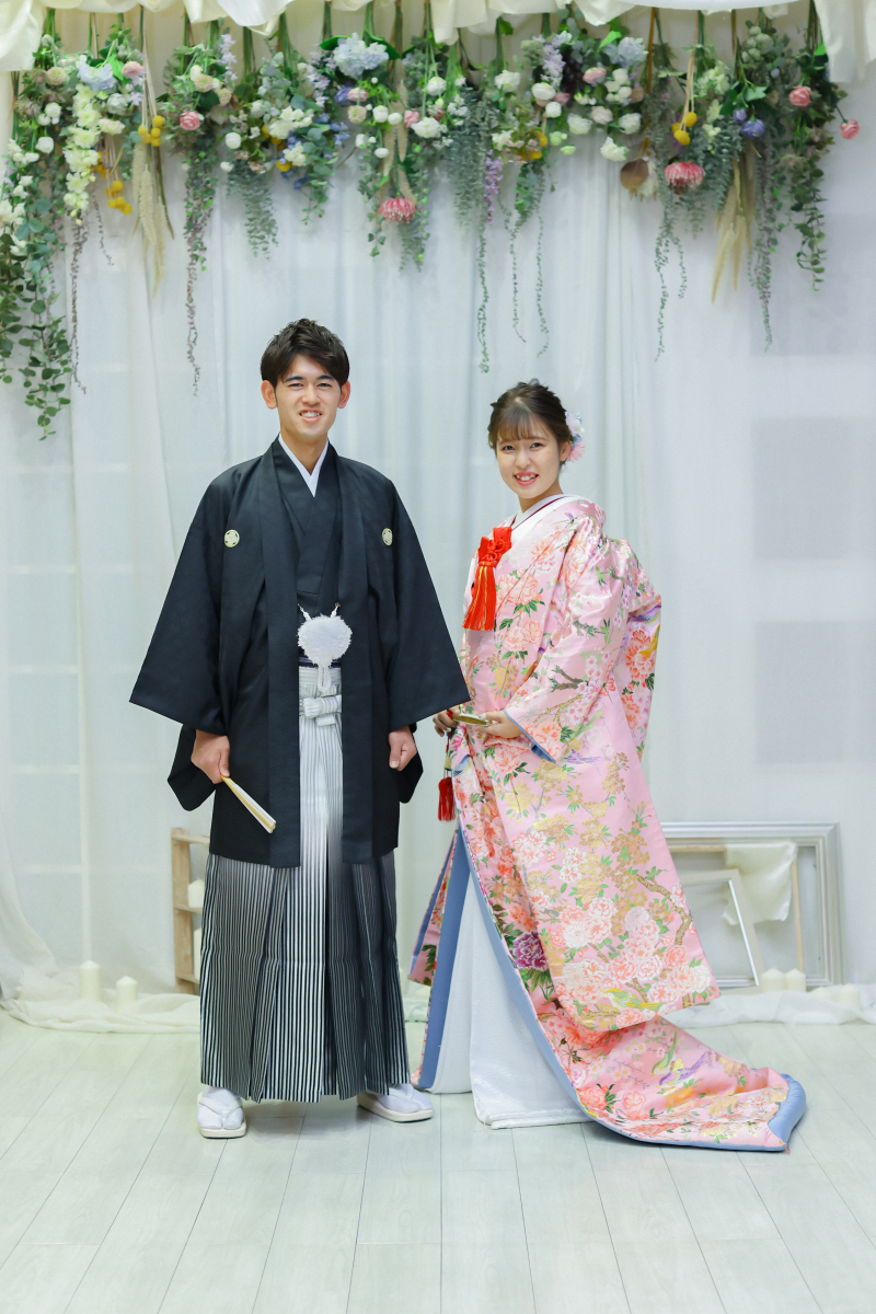 色打掛にお着換え