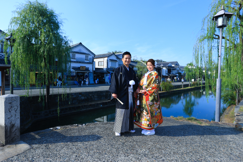 青空に恵まれて撮影START！