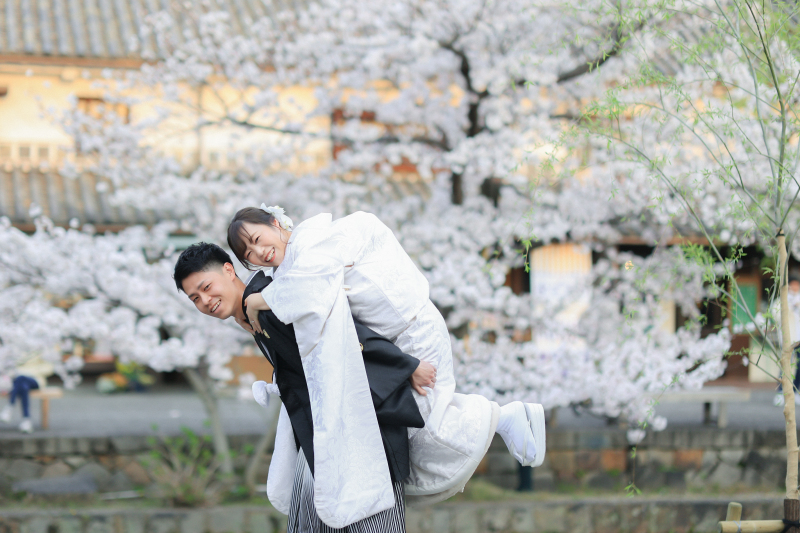 おんぶショット♡