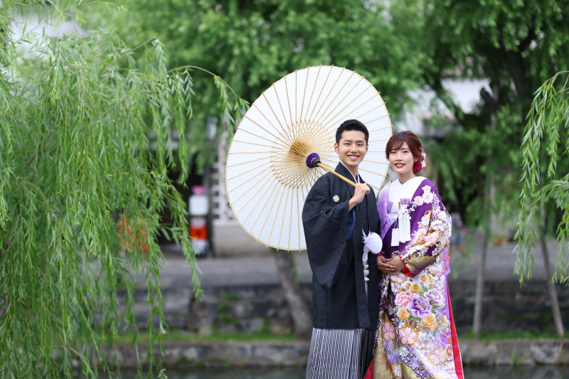 美観地区で前撮り