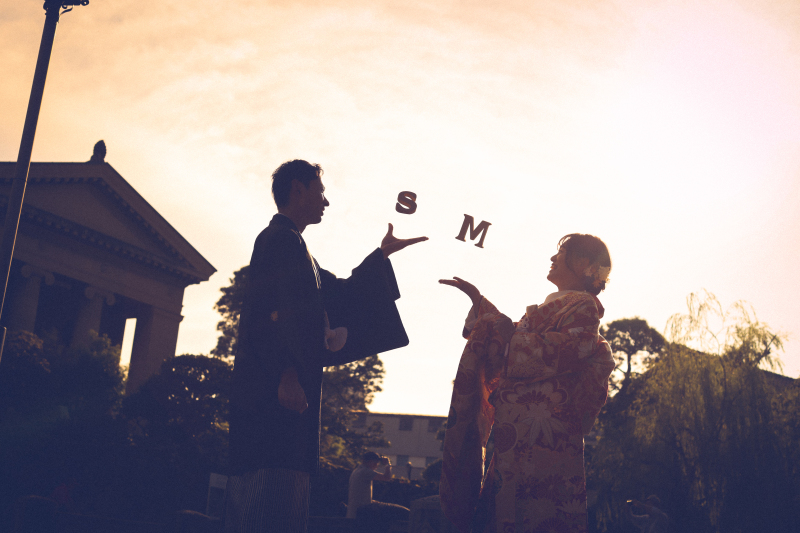 シルエットのお写真