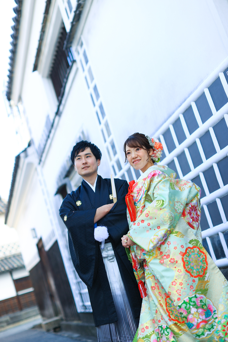 和装はロケーション洋装はスタジオ撮影