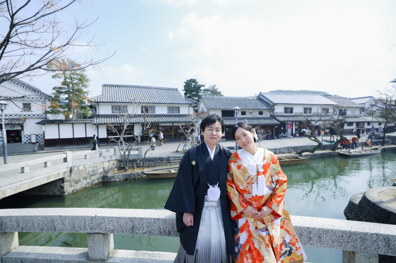 橋の上でくっつきショット～♪