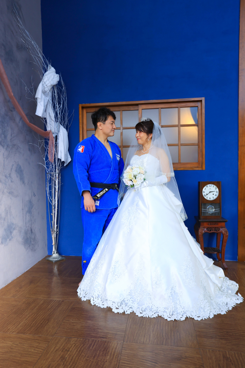 新婦様希望の柔道着ショット☆