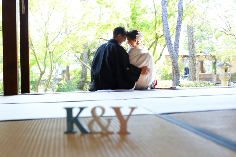 おふたりのイニシャルと…☆