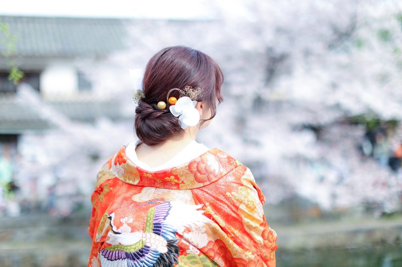 こだわりのヘアスタイルも