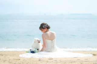 ソロウェディング　♡愛犬と一緒に♡