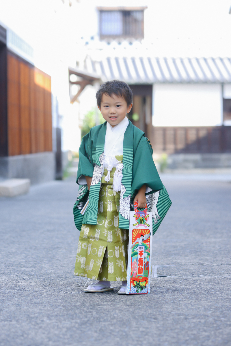 千歳飴を持って✧˖°