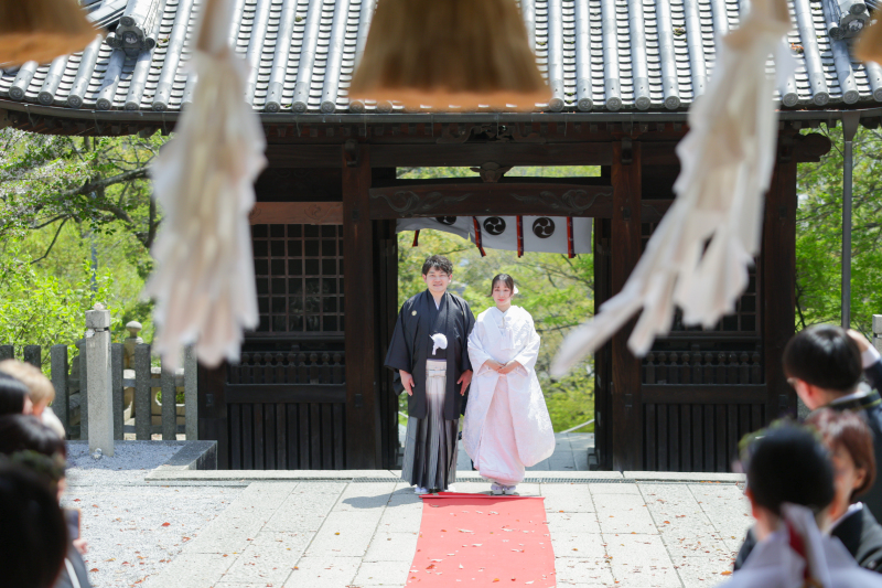 お時間になったら挙式スタート