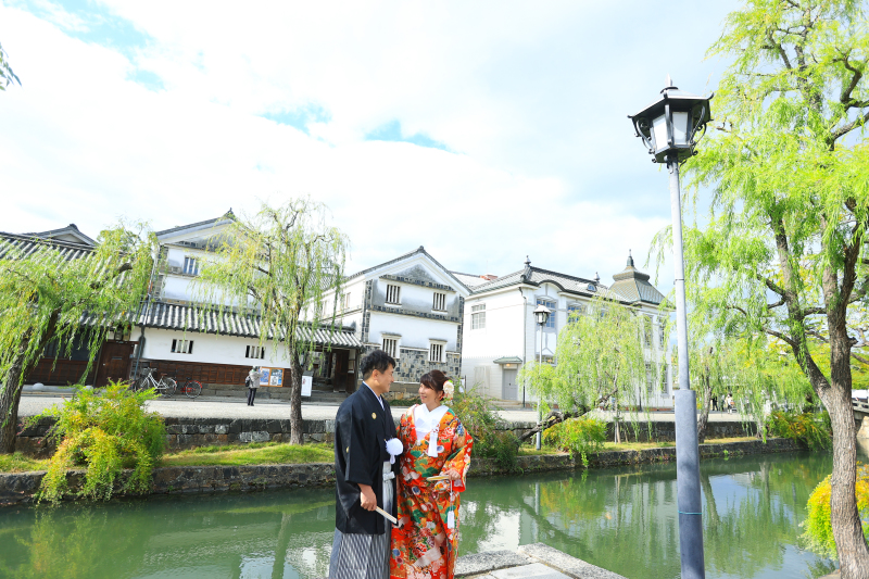 美観地区での撮影♩