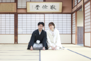 倉敷 新渓園で前撮り&hearts;