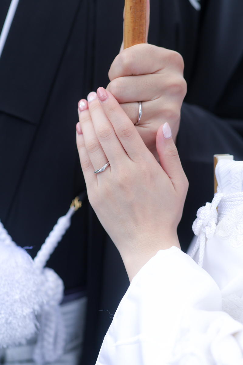 指輪ショット♥