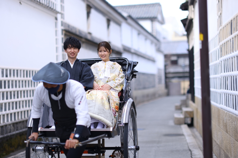 人力車に乗って