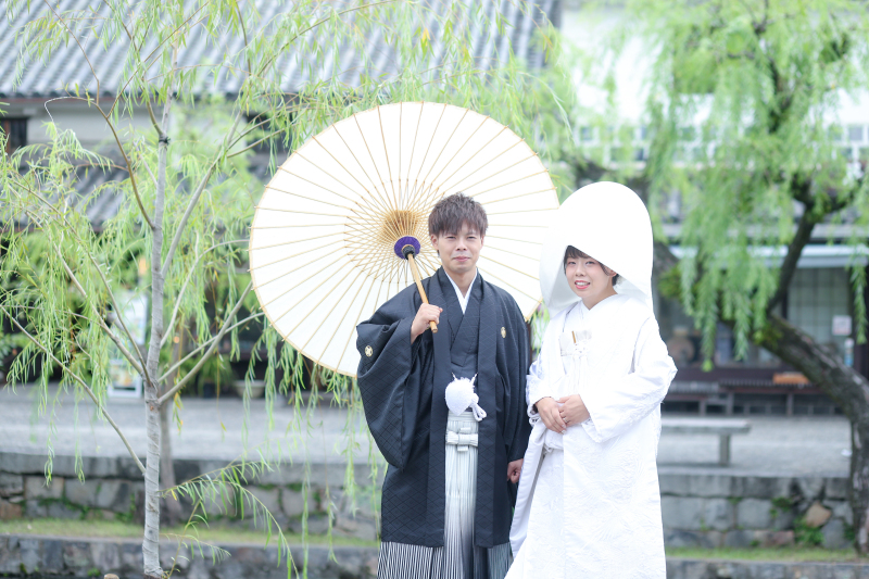 美観地区で和装ロケーション♪