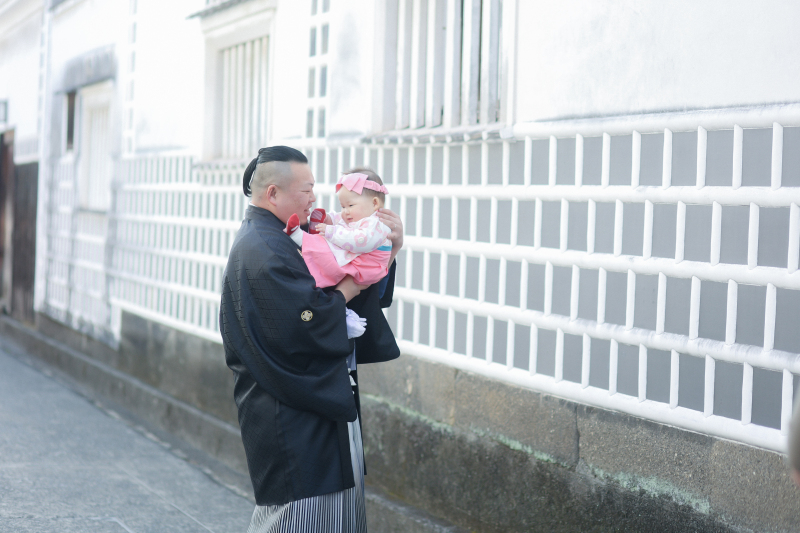 お子様とご新郎様