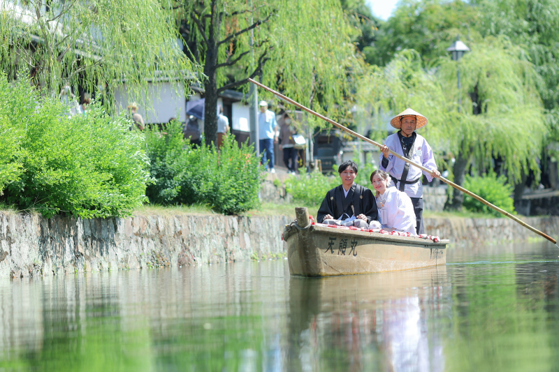 倉敷美観地区×川舟 前撮り♩