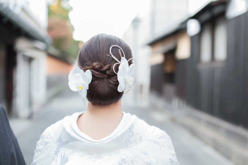 新婦様ヘアアレンジ