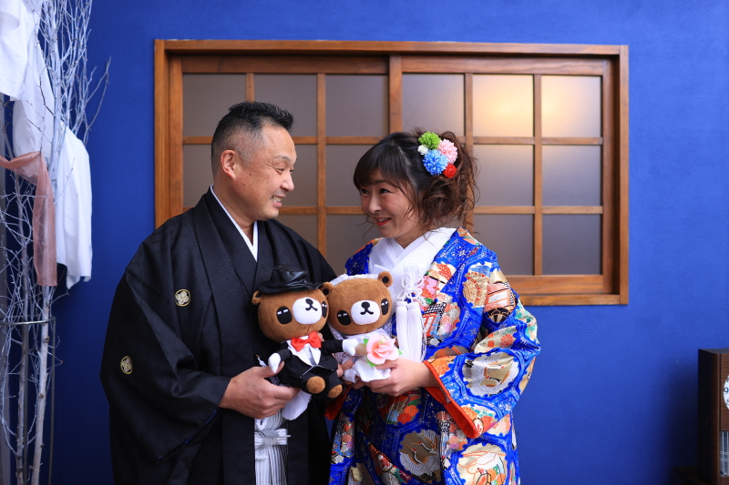 オリジナル小物で撮影