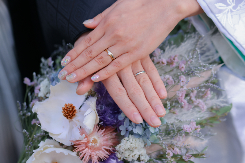 指輪ショット♡