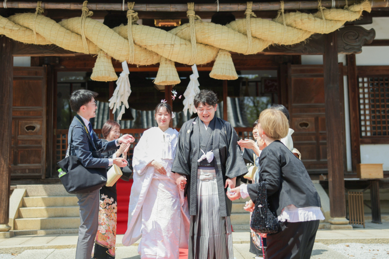 阿智神社でのあったかい神社婚♥