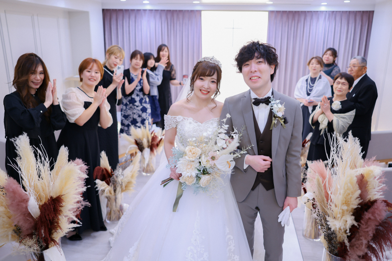 皆様に見守られながら