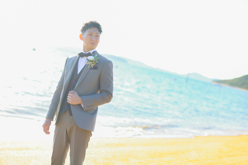 ご新郎様ソロショット☆彡