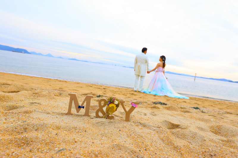 イニシャルを使った撮影